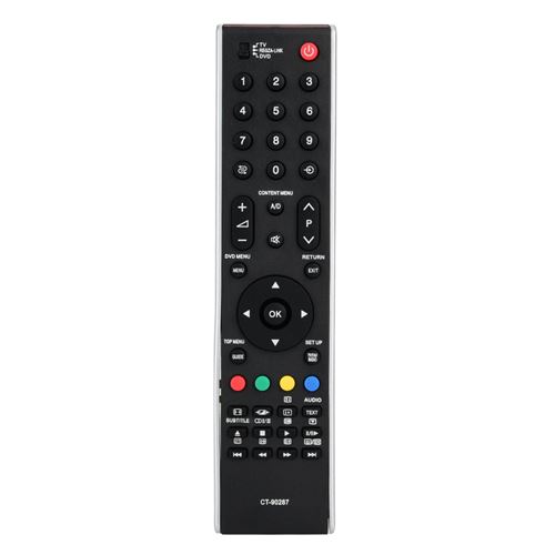 CT-90287A Télécommande de Remplacement pour Toshiba CT90307, CT-90327, CT90273, CT90274 TV