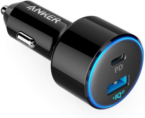 PowerDrive Speed+2 Chargeur de Voiture USB-C Power Delivery 49.5W