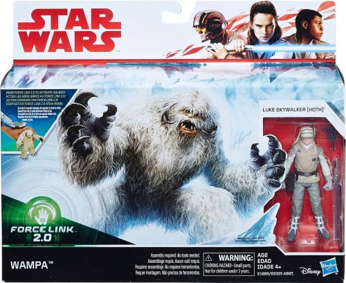 Coffret star wars force link 2.0 : wampa + figurine luke skywalker - animal et personnage disney - nouveaute