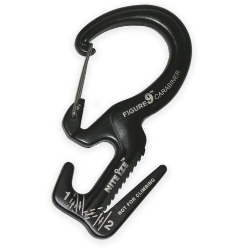 Mousqueton tendeur Figure 9 Carabiner - Noir - S