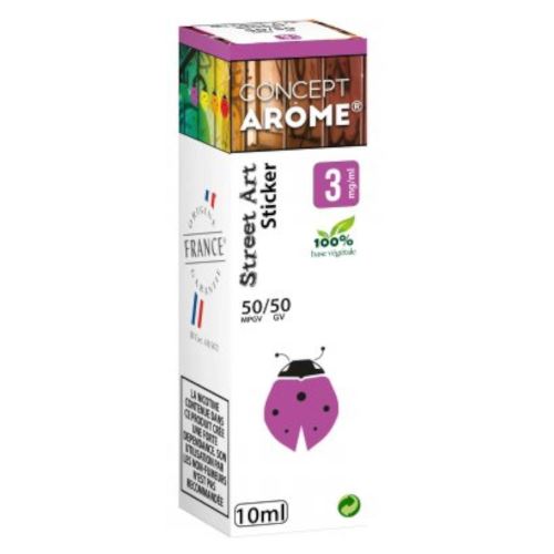 Conceptarôme - E-liquide Mixte Prenium – Sticker 3 mg.