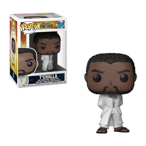 Figurine Funko Pop! Marvel - Black Panther: T'Challa Robe blanche 31287 État correct - Funko reconditionné disponible sur Fnac