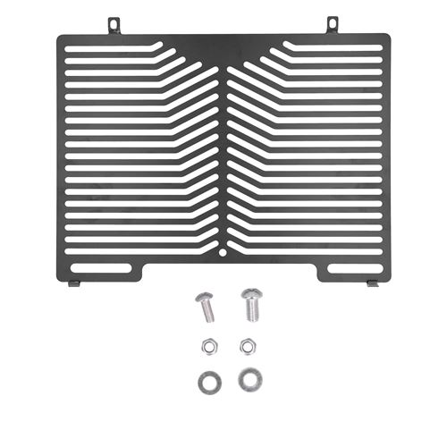 Garde de radiateur en acier inoxydable de moto noir