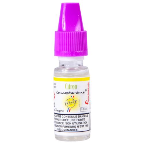 Conceptarôme - E-liquide Classique 80/20 – Citron 3 mg.