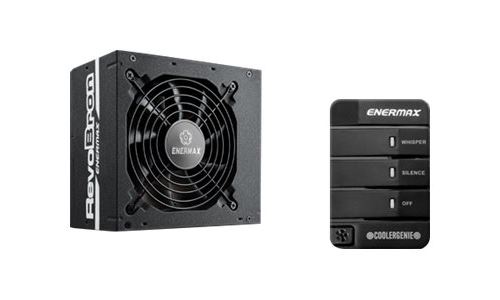 Enermax RevoBron ERB500AWT - Voeding (intern) - ATX12V 2.4 - 80 PLUS Bronze - 100-240 Volt wisselstroom V - 500 Watt - actieve PFC