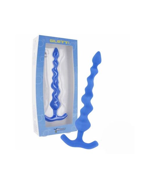 Giletti perles anales bleu manzzztoys e21302