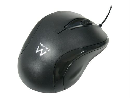 Ewent EW3152 - Muis - optisch - 3 knoppen - met bekabeling - USB