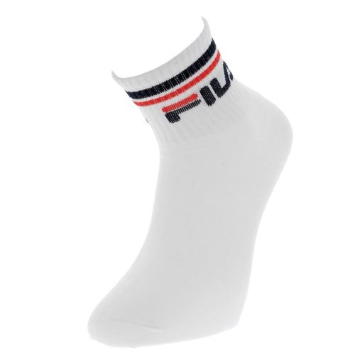 Chaussettes Fila Quarter white socks x3 Blanc taille : 43-46 réf : 14093