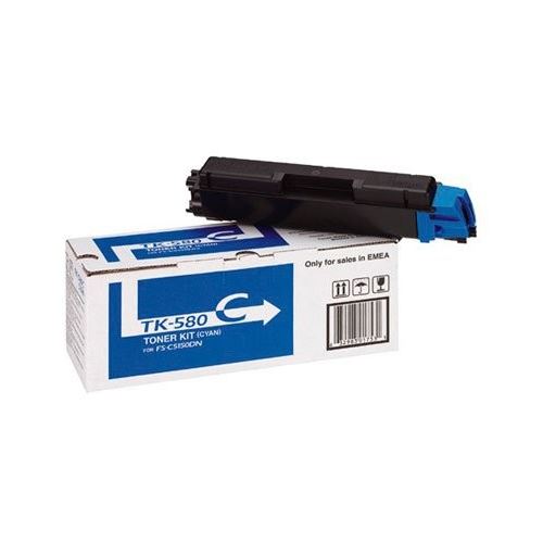 Toner Kyocera TK-580 remanufacturé - Cyan