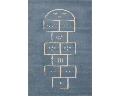 Tapis enfant Marelle par Art for kids Bleu 135x190