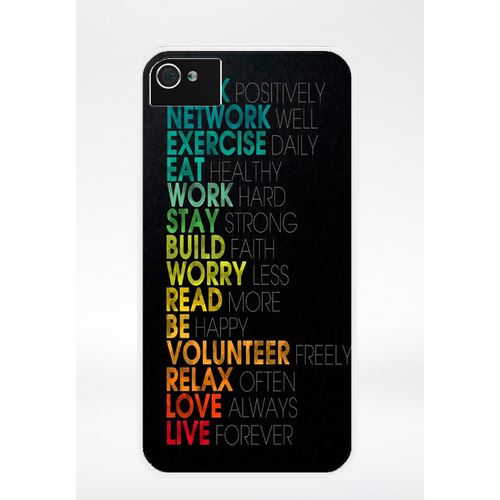 Coque Motivate Compatible Iphone 4 Transparent