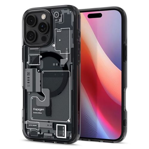 Spigen Ultra Hybrid Zero One MagFit - Coque de protection pour téléphone portable - compatibilité avec MagSafe - polycarbonate, polyuréthanne thermoplastique (TPU) - zéro un - pour Apple iPhone 16 Pro Max