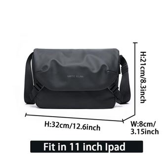 Simtop Sacoche Tablet 11 Pouces - Étui Bandoulière Imperméable Pour IPad Air/Pro - Gris