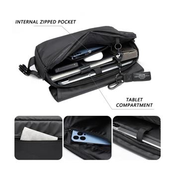 Sac à bandoulière Messager compatible Ipad 11 pouces pour Hommes