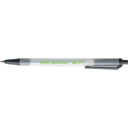 Non Communiqué Noir Bic Stylo À Bille Rétractable Ecolutions Clic Stic,