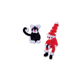 Set Fil Chenille Safari Folia - 100 Pièces Multicolores - DIY Créatif Pour Enfants Et Adultes - Cure-pipe 8 Mm X 50 Cm