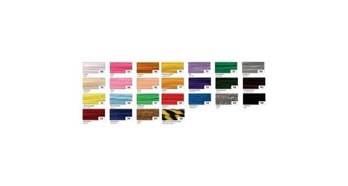 folia 778193 - Fil chenille SAFARI - Kit de bricolage - 100 pièces assorties en 10 couleurs - Diamètre 8 mm et longueur 50 cm - Pour créer de petites figurines chenille