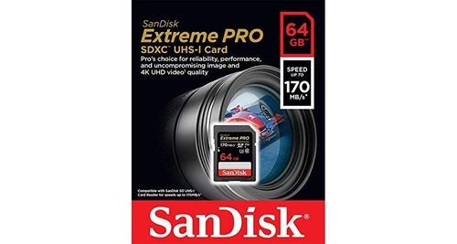 SanDisk Extreme PRO 128 Go Carte mémoire SDXC jusqu'à 170 Mo/s, Classe 10,  U3, V30, 4K UHD pour appareil photo