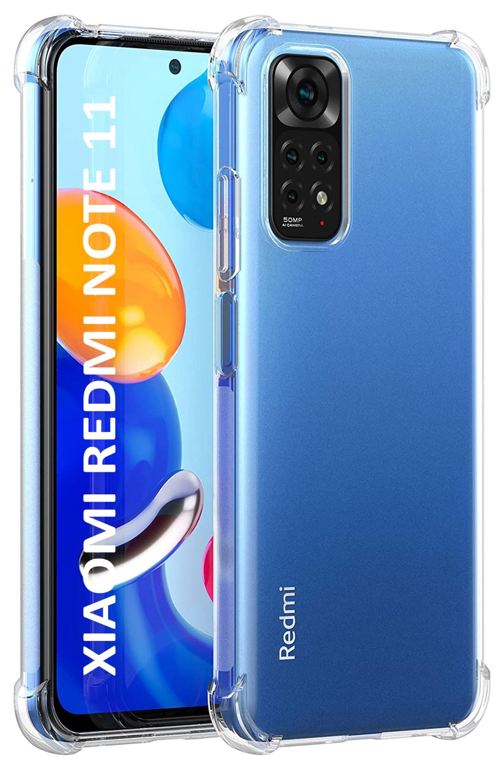 Cokitec Custodia per Xiaomi Redmi Note 11/11S, Manga Naruto, colore: Bianco