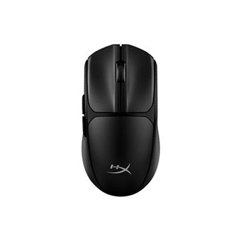 HyperX Pulsefire Fuse - Souris - design ergonomique, boutons programmables - optique - 6 boutons - sans fil - 2.4 GHz, Bluetooth - noir