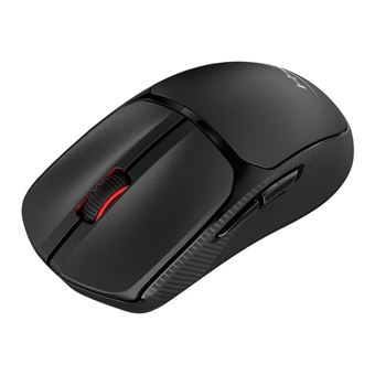 HyperX Pulsefire Fuse - Souris - design ergonomique, boutons programmables - optique - 6 boutons - sans fil - 2.4 GHz, Bluetooth - noir
