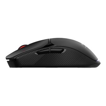 HyperX Pulsefire Fuse - Souris - design ergonomique, boutons programmables - optique - 6 boutons - sans fil - 2.4 GHz, Bluetooth - noir