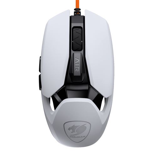 Cougar AirBlader Tournament - Souris - droitiers et gauchers - optique - 6 boutons - filaire - USB - blanc