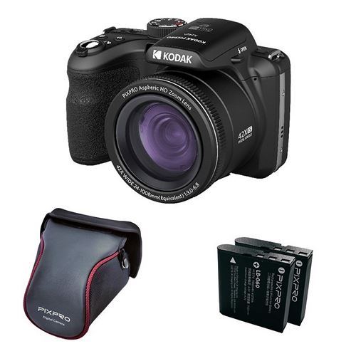 Kodak Pixpro Astro Zoom Az426 - Appareil Photo Numerique Bridge, Zoom Optique 42X, Grand Angle De 24 Mm, 20 Megapixels, LCD 3, Video Full Hd 1080P, Batterie Li-Ion - Noir