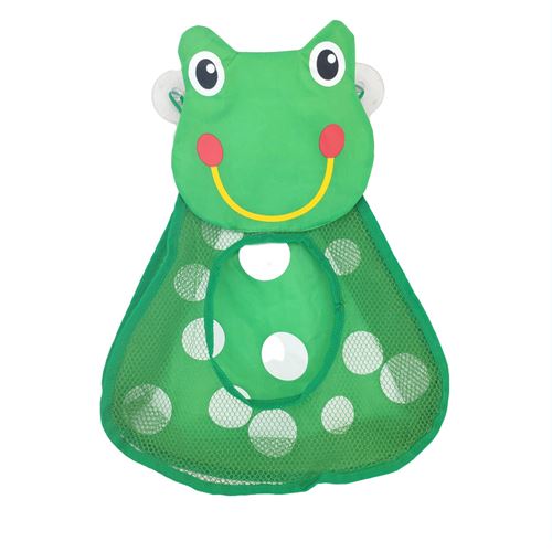 Grenouille Sac de rangement de jouets de bain FONGWAN pour bébé avec Ventouses-vert