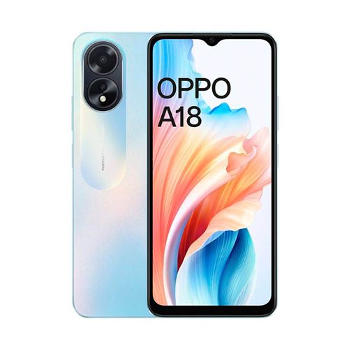 Oppo A18 4 Go/128 Go Bleu (Glowing Blue) Double SIM CPH2591