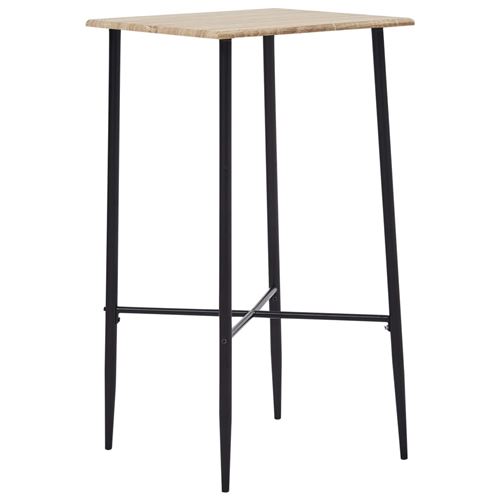 VidaXL Table de bar Chêne 60 x 60 x 111 cm MDF