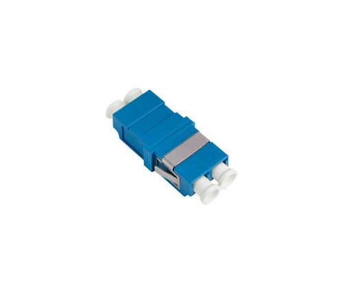 LogiLink Coupleur fibre optique, 2x LC Duplex,monomode, bleu
