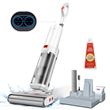 Ultenic AC1 - Aspirateur Balai Sans Fil - Nettoyeur Sec/Humide -15kPa - Autonomie 45min - 4 en 1 - Aspirateur lavant - APP - Blanc