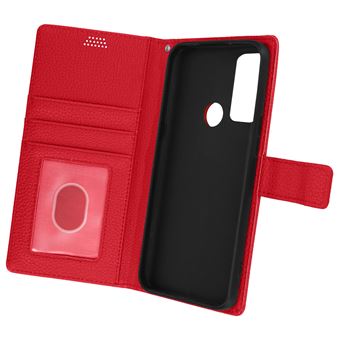 Housse Portefeuille Cuir Pour TCL 10 Pro - Étui Flip Noir - Neuf Sous Emballage