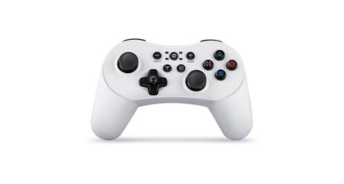Manette de jeu sans fil bluetooth 5 en 1 pour n-switch / ps3 pour pc / android - blanc