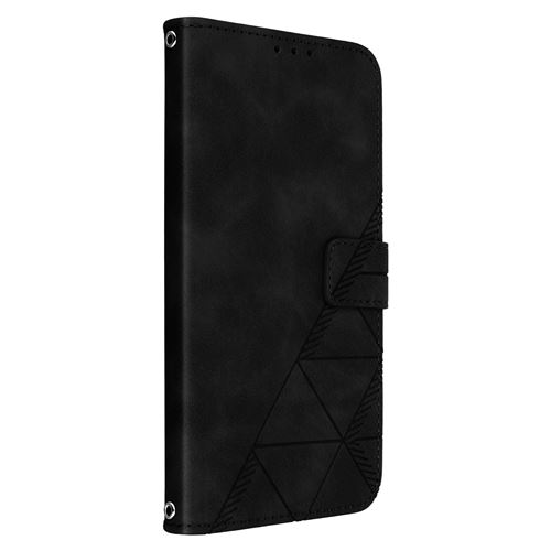 Housse pour iPhone 14 Plus Portefeuille et Support Vidéo Fermeture Magnétique Avizar Noir
