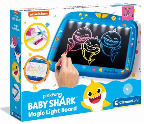 Clementoni Baby Shark Ardoise à effets magiques