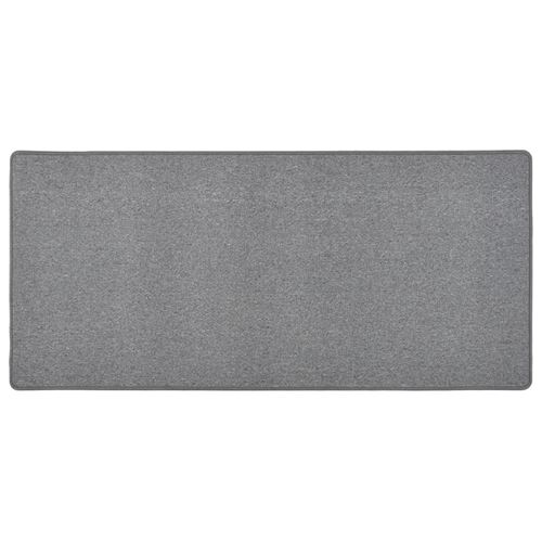 vidaXL Tapis de couloir Gris foncé 80x150 cm