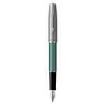 PARKER Sonnet Essentiel Stylo plume, Vert, Plume moyenne, encre noire, Coffret cadeau