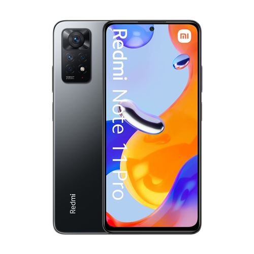 Smartphone Xiaomi Redmi Note 11 Pro 6.67 4G 6+64 Go Double SIM Gris Graphite