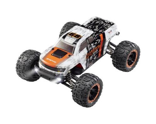 Reely RaVage 4x4 brushed 1:16 Auto RC électrique Monstertruck 4 roues motrices (4WD) prêt à fonctionner (RtR) 2,4 GHz avec accu et câble de charge