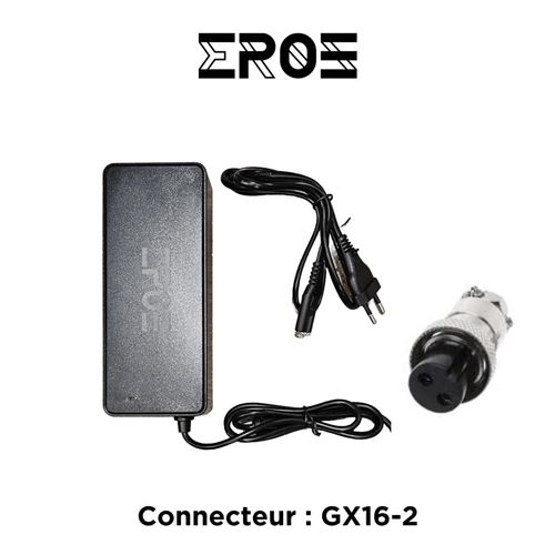  Eroz Chargeur Rapide Universel de Trottinette &Eacute;lectrique pour Batterie 52V 