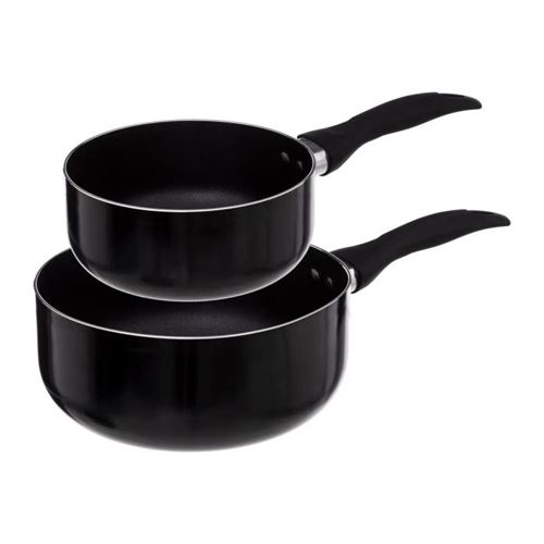 Non Communiqué Noir Five Simply Smart - Lot De 2 Casseroles "Aluminium" 20Cm