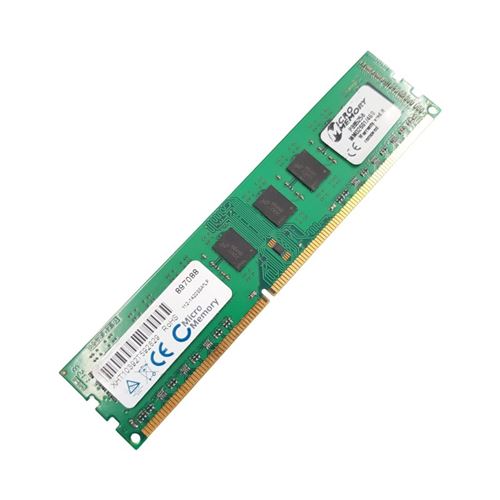 Barrette Mémoire 4Go Ram Ddr3 Micromemory Mmd2601/4Gb Dimm Pc3-10600 1333Mhz 1Rx8