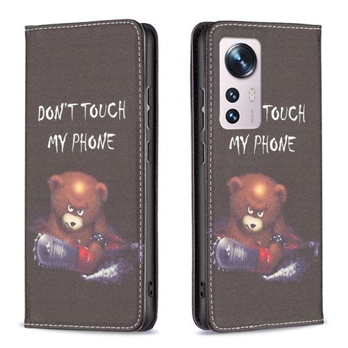 Etui en PU magnétique auto-absorbant avec support ours pour votre Xiaomi 12  - Coque et étui téléphone mobile à la Fnac