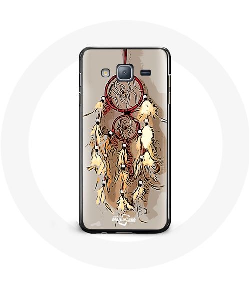 Coque pour Samsung Galaxy j3 2016 Attrape Rêve Marron Maniacase
