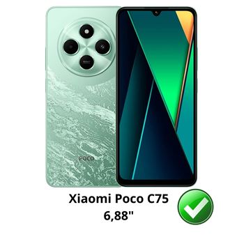 Coque Xiaomi Redmi 14C / Poco C75 Avec Cordon - Housse Silicone Anti-Choc, Lanière Réglable, Noir