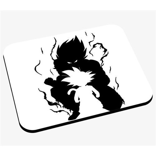 Tapis de souris Dragon ball son goku adulte enfant noir et blanc anime 