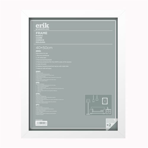 Cadre 40X50 Cm MDF Blanc