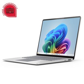 Microsoft Surface Laptop for Business - 7th Edition - Copilot+ PC - Intel Core Ultra 5 - 236V / tot 4.7 GHz - Win 11 Pro - Arc Graphics 130V - 16 GB RAM - 256 GB SSD - 15" aanraakscherm 2496 x 1664 @ 120 Hz - Wi-Fi 7, Bluetooth - platinum - tsb Frans - 1